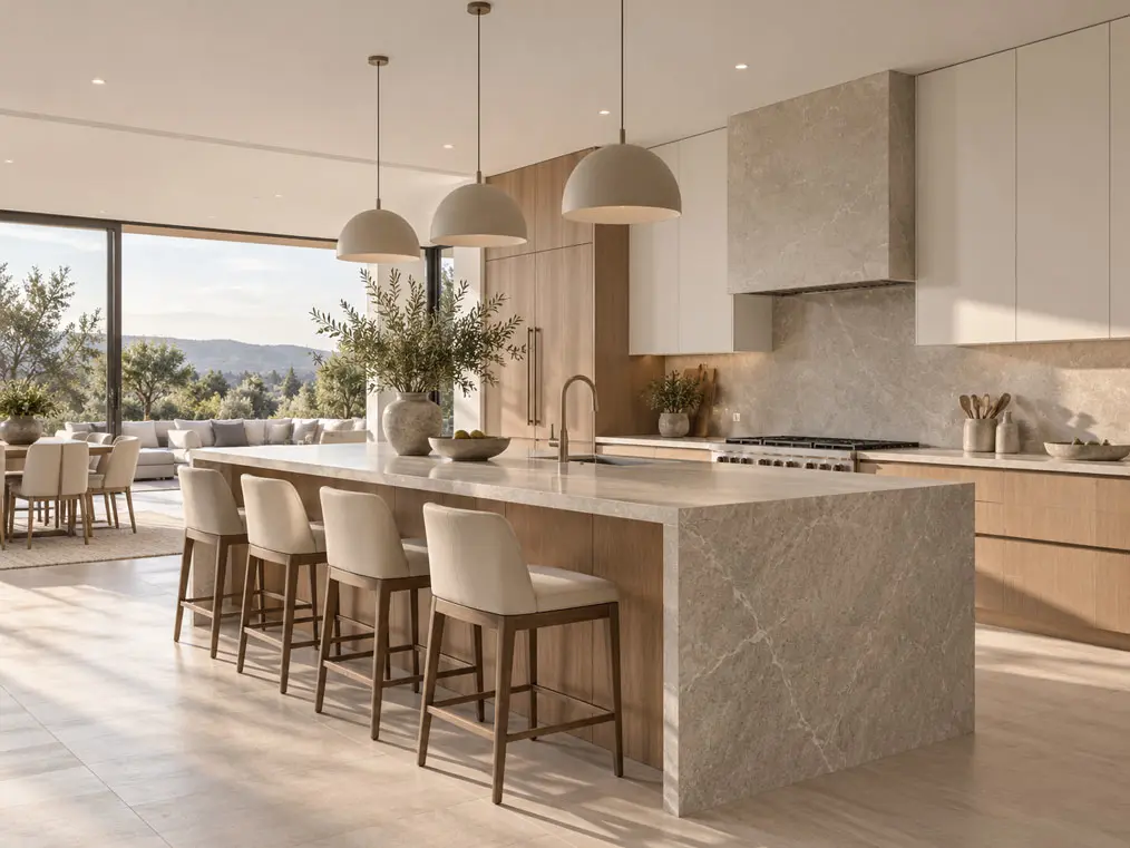 Finished custom kitchen remodeling project